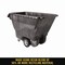 Rubbermaid Commercial Structural Foam Tilt Truck, 1 cu yd, Standard Duty, 1,250 lb Capacity, Black FG9T1500BLA - alternate 5